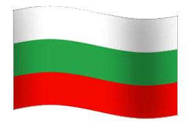 Animated flag bulgaria