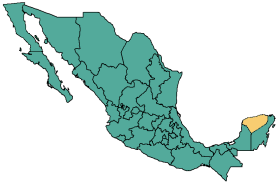 Yucatan mexico map 1